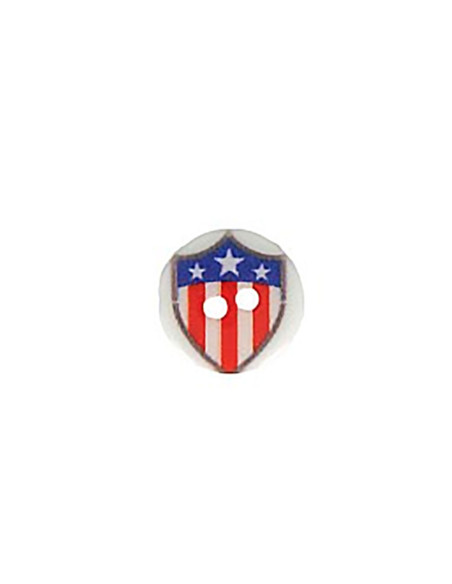 Tube of 3 buttons 2 holes - 12 mm