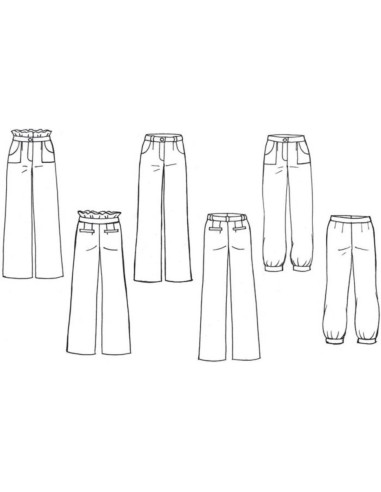 Dulce Pants Pattern - Anna Rose Patterns