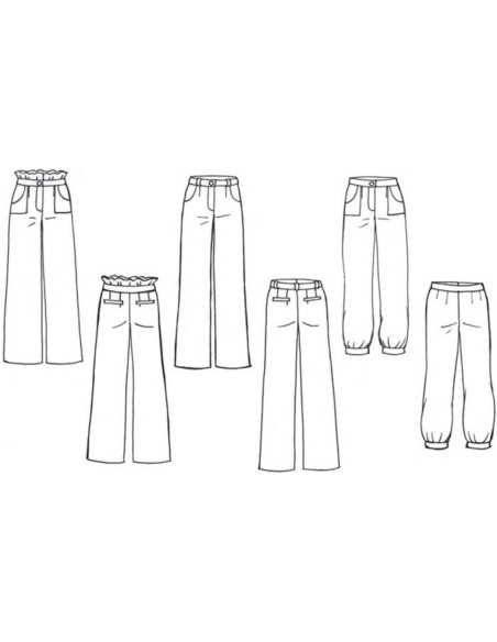 Dulce Pants Pattern - Anna Rose Patterns
