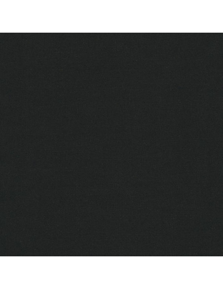 Solid cotton patchwork fabric Kona - Black