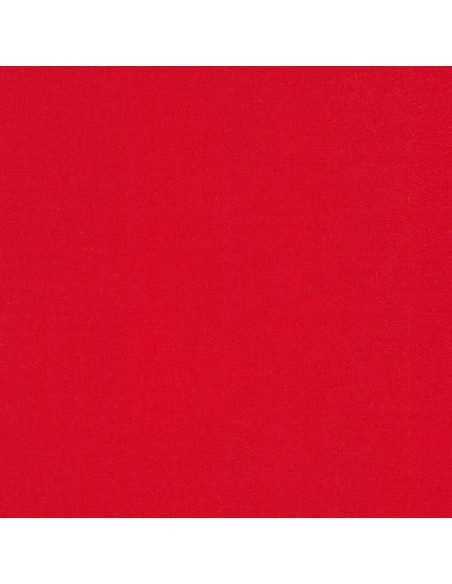 Solid cotton fabric patchwork Kona - Red