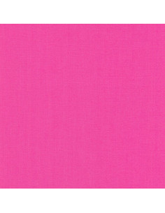 Kona solid cotton patchwork fabric - Bright Pink