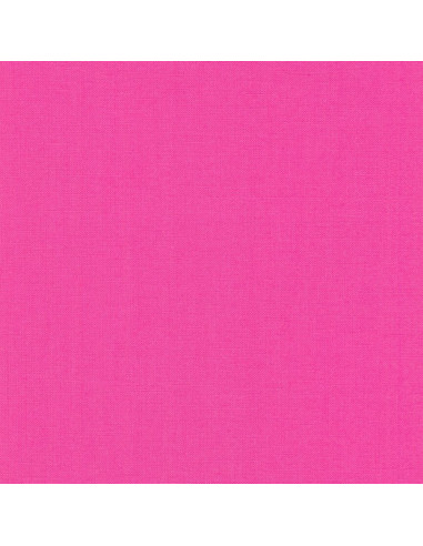 Kona solid cotton patchwork fabric - Bright Pink