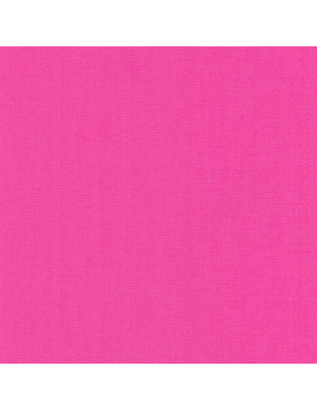 Kona solid cotton patchwork fabric - Bright Pink