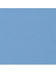 Solid cotton fabric patchwork Kona - Candy Blue