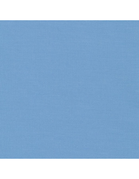 Solid cotton fabric patchwork Kona - Candy Blue