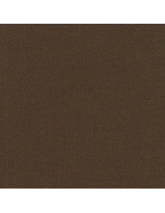 Kona Solid Cotton Patchwork Fabric - Chocolate