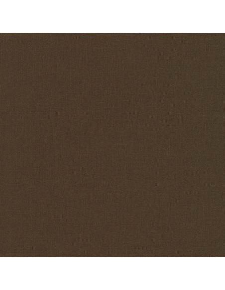 Kona Solid Cotton Patchwork Fabric - Chocolate