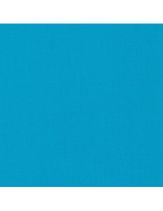 Solid cotton patchwork fabric Kona - Turquoise