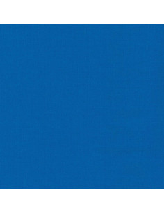 Solid cotton fabric patchwork Kona - Pacific