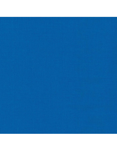 Solid cotton fabric patchwork Kona - Pacific