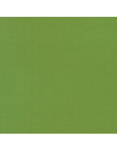 Solid cotton patchwork fabric Kona - Grass Green