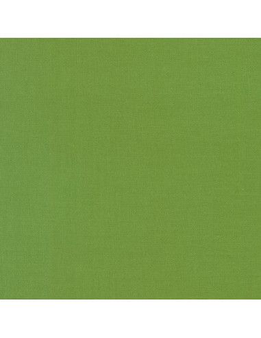 Solid cotton patchwork fabric Kona - Grass Green
