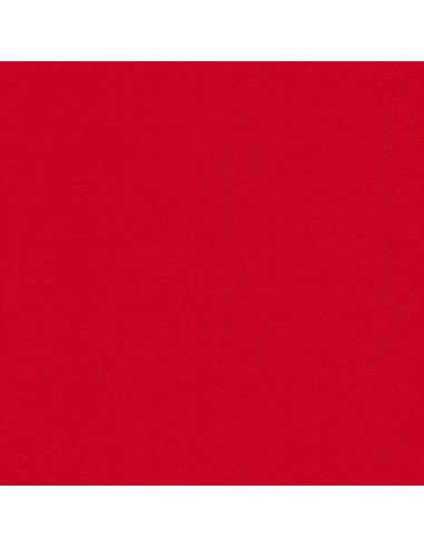 Solid cotton fabric patchwork Kona - Cardinal