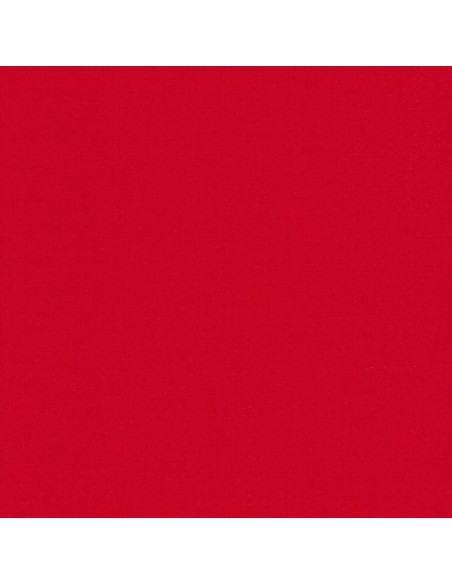 Solid cotton fabric patchwork Kona - Cardinal