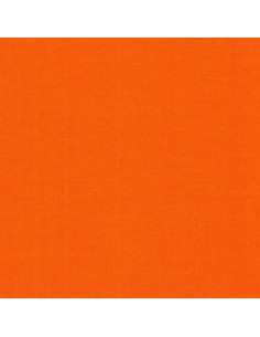 Kona Solid Cotton Fabric Patchwork - Tangerine