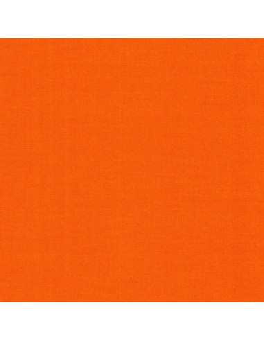 Kona Solid Cotton Fabric Patchwork - Tangerine