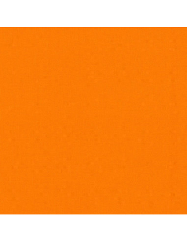 Solid cotton patchwork fabric Kona - Orange