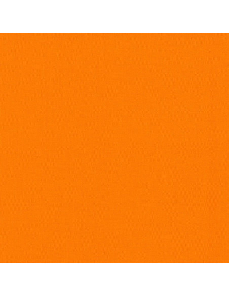 Solid cotton patchwork fabric Kona - Orange