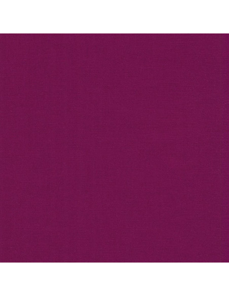 Solid cotton fabric patchwork Kona - Berry