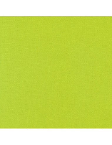 Solid cotton patchwork fabric Kona - Chartreuse