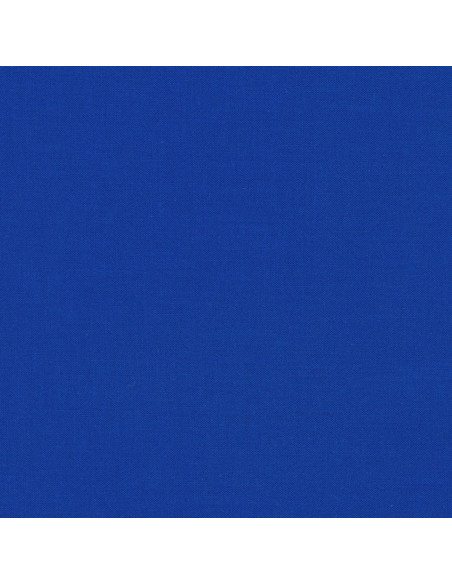 Solid cotton fabric patchwork Kona - Ocean