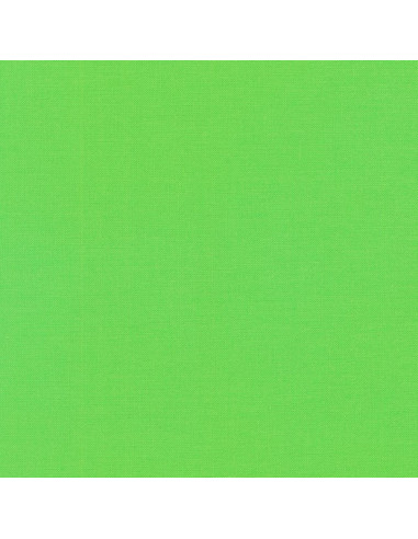 Solid cotton fabric patchwork Kona - Sour Apple
