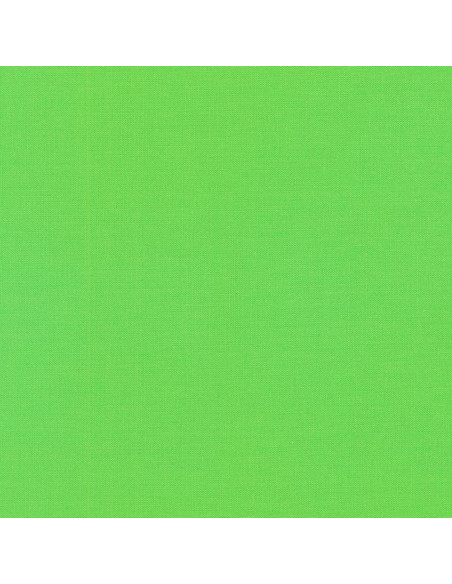 Solid cotton fabric patchwork Kona - Sour Apple