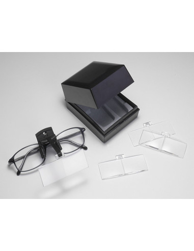 Daylight magnifying glasses for glasses