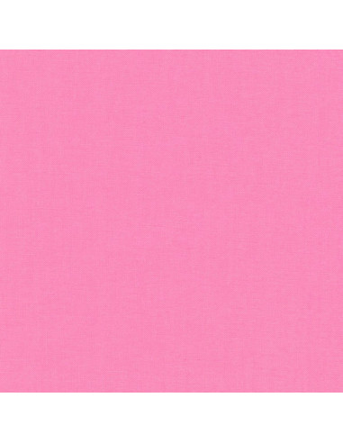 Solid cotton fabric patchwork Kona - Candy Pink