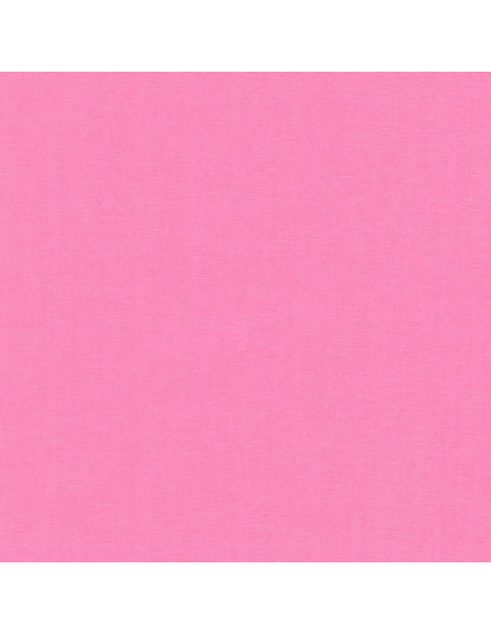 Solid cotton fabric patchwork Kona - Candy Pink