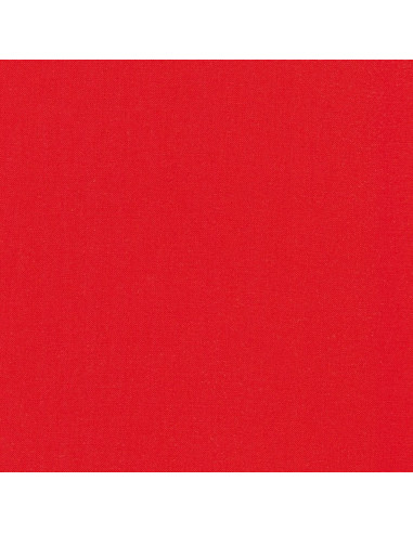 Solid cotton fabric patchwork Kona - Poppy