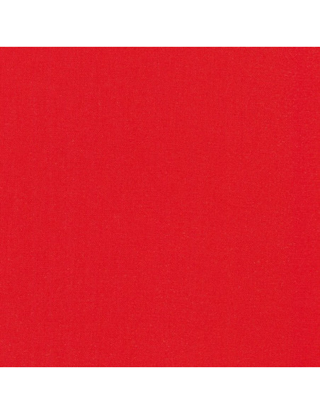 Solid cotton fabric patchwork Kona - Poppy