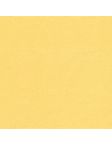 Solid cotton fabric patchwork Kona - Lemon