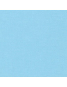 Solid cotton fabric patchwork Kona - Spa Blue