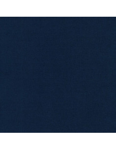 Solid cotton fabric patchwork Kona - Nautical
