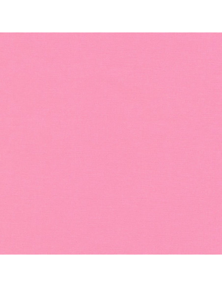 Solid cotton fabric patchwork Kona - Carnation