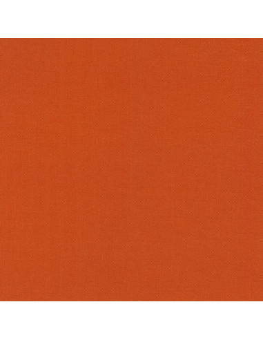 Solid cotton patchwork fabric Kona - Terracotta