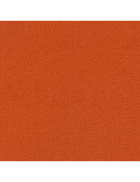 Solid cotton patchwork fabric Kona - Terracotta
