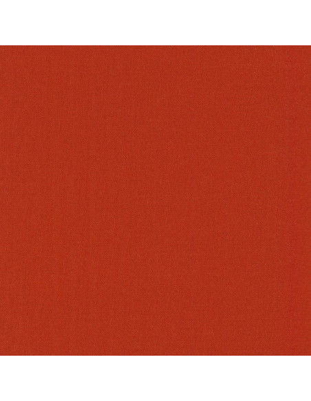 Solid cotton patchwork fabric Kona - Paprika