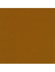 Solid cotton fabric patchwork Kona - Roasted Pecan