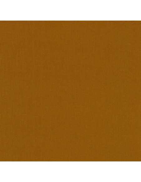 Solid cotton fabric patchwork Kona - Roasted Pecan