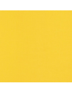 Solid cotton fabric patchwork Kona - Canary