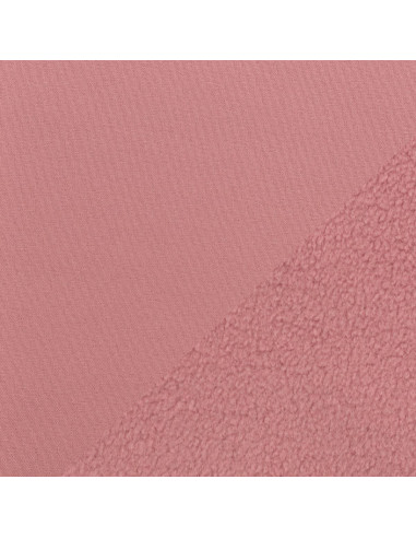 Water-repellent softshell fabric with microfleece backing - Pink