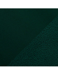 Water-repellent softshell fabric with microfleece backing - Bottle green