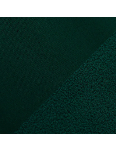 Water-repellent softshell fabric with microfleece backing - Bottle green
