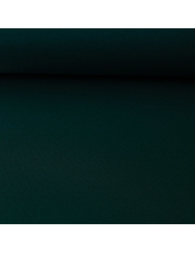 Water-repellent softshell fabric with microfleece backing - Bottle green