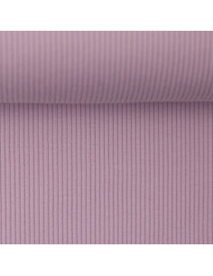 Fine ribbed cotton jersey fabric - Lavender 2