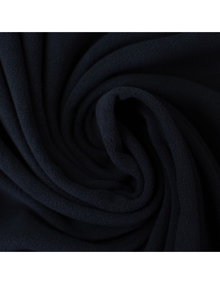 Deluxe microfleece fabric - Navy blue