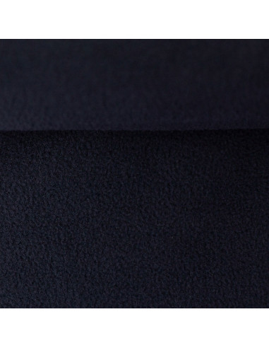 Deluxe microfleece fabric - Navy blue